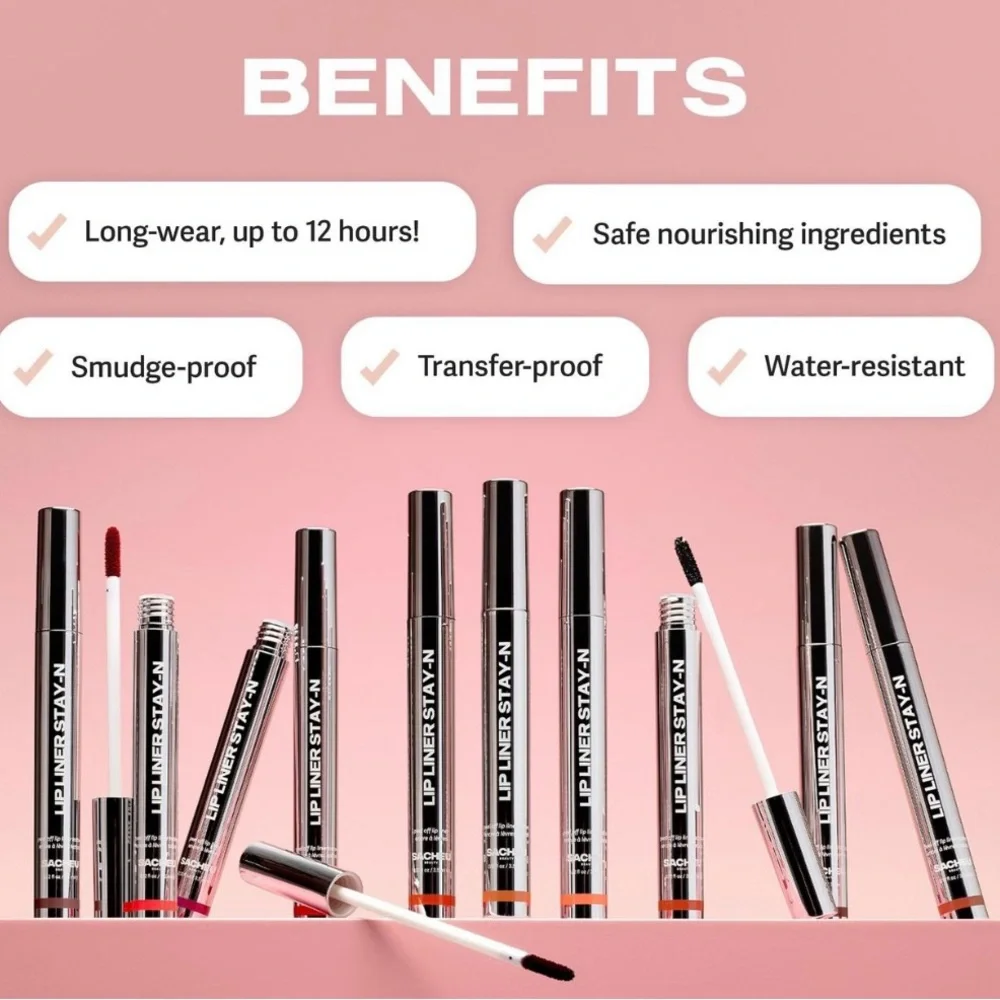 Sacheu 04 HEY-zel peel off lip liner stay N - Picture 6 of 11
